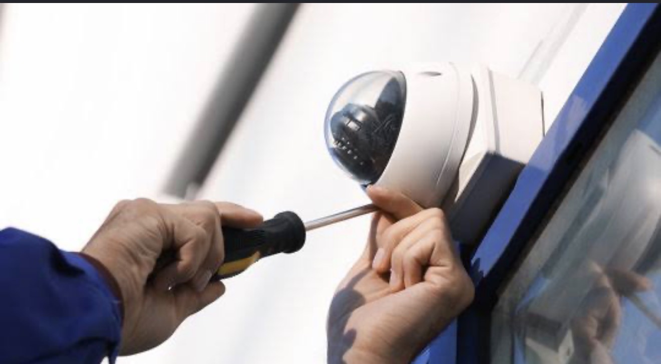 Professional CCTV camera installation